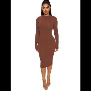 NWT Naked Wardrobe Midi Dress